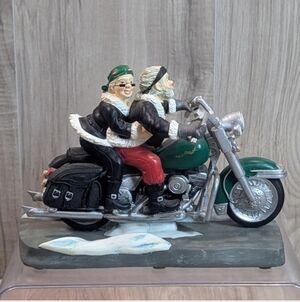 RIDING THE WIND VINTAGE HARLEY-DAVIDSON FIGURE DECOR